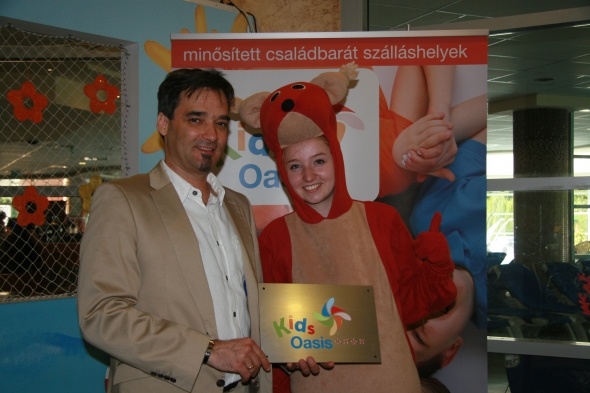 KidsOasis minősítés a Thermal Hotel Visegrádnak