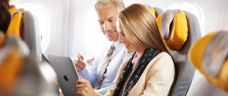 2016-tól a Lufthansa a rövid- és középtávolságú járatokon is internetet kínál