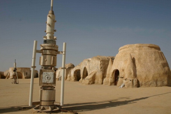 Star Wars forgatási helyszín Tunéziában